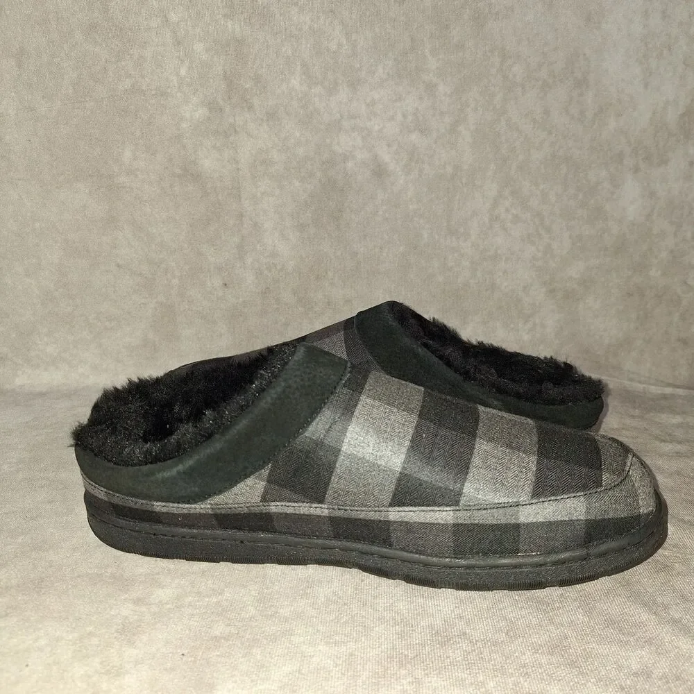 Lamo Julian Clog II Size 12 Men's Slippers Charcoal Plaid